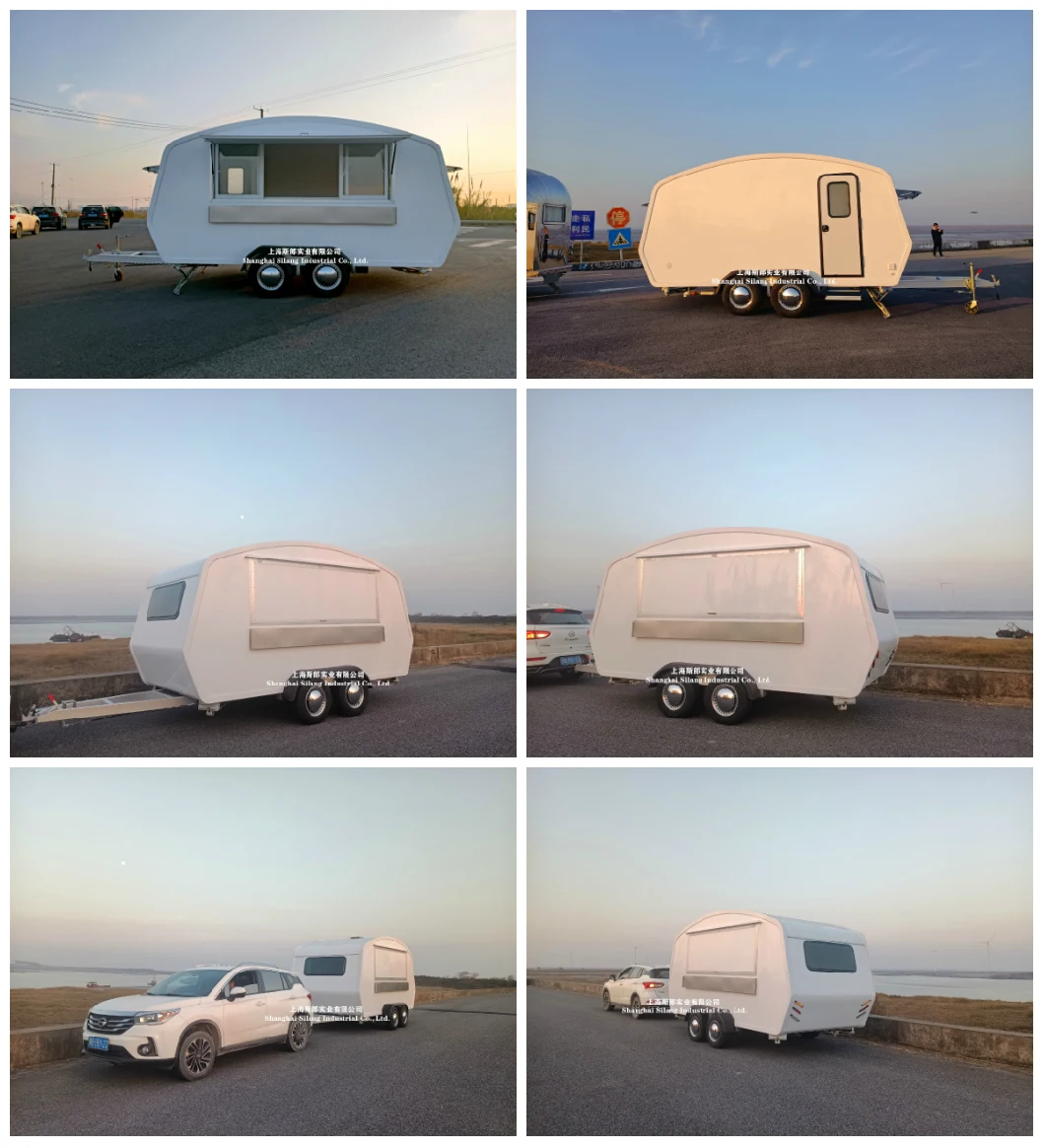 European Standard Travel Trailer Airstream Camping Semi-Trailer with Al-Ko Chassis