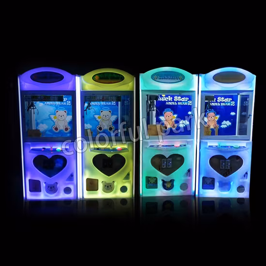 Máquina de juego de monedas Colorfulpark/Parque de atracciones/Centro de juegos/Zona de juegos/Video/Arcade/Boleto/Redención/Empujador de monedas/Premio/Juguete/Grúa/Máquina de garras